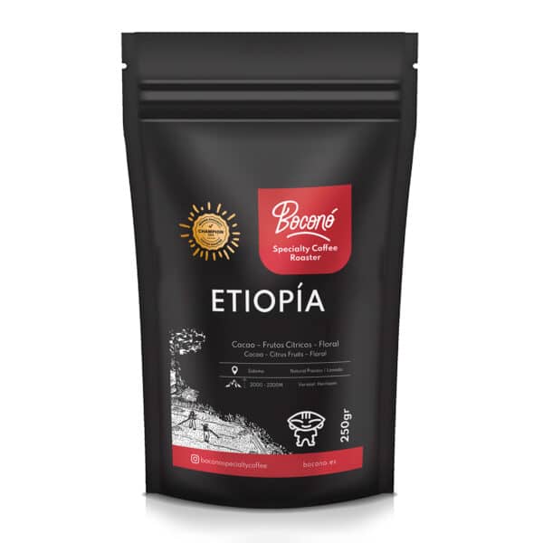 café de especialidad de etiopía yirgacheffe lavado de boconó specialty coffee 250gr