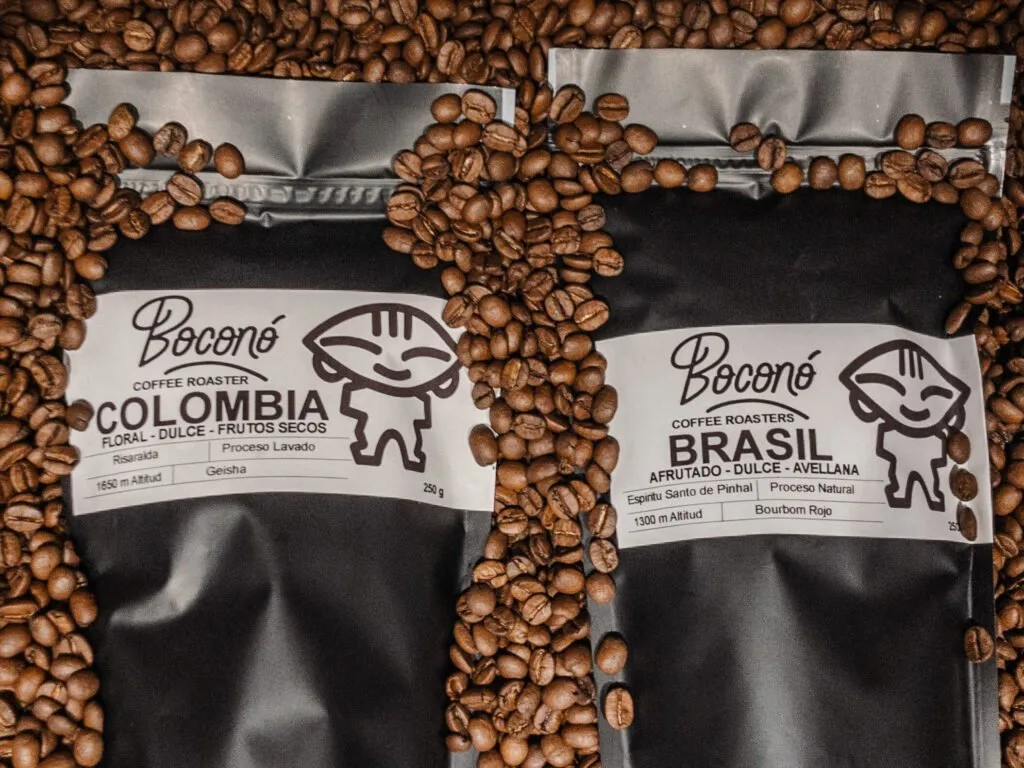 Paquetess de cafe de 310g 250g con todos sus datos y trazabilidad