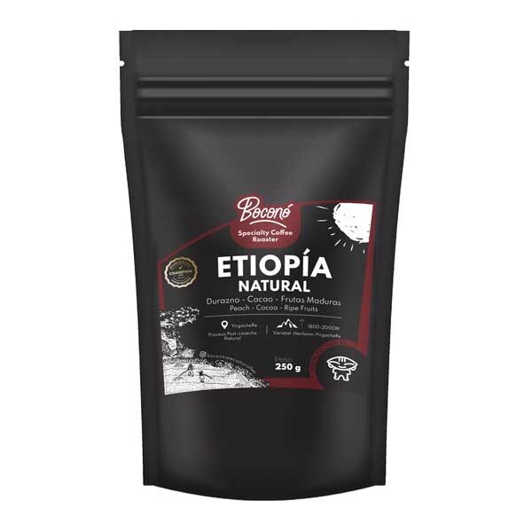 Café de Etiopía Yirgacheffe Natural 250g
