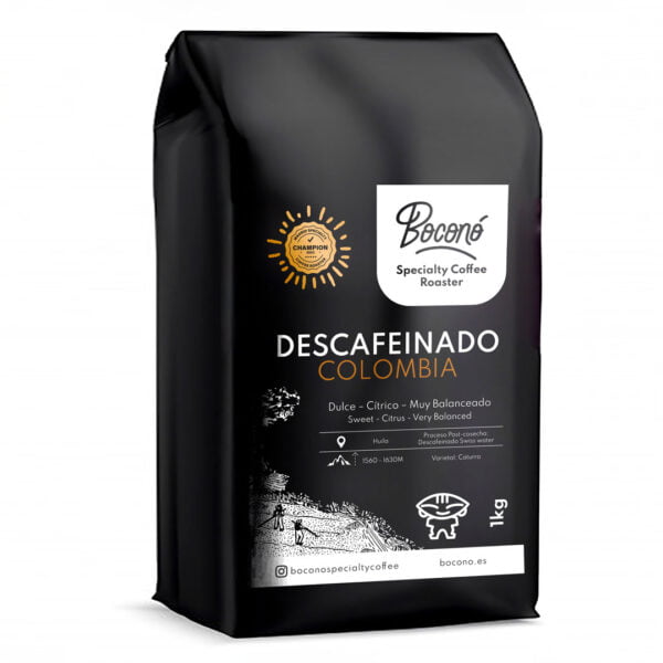 Specialty Coffee Decaf Descafeinado Swiss Water Colombia